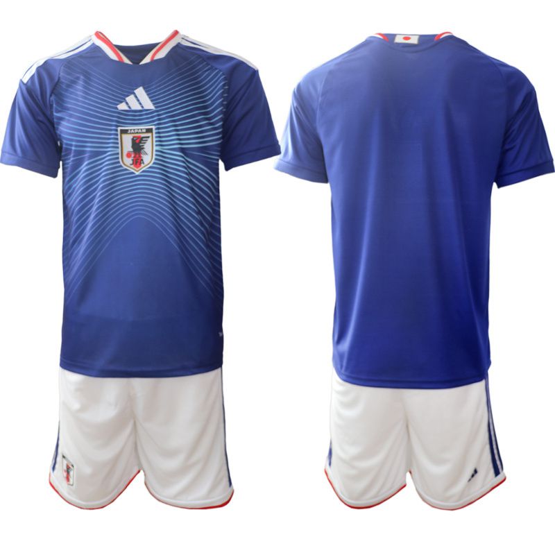 Men 2026 World Cup National Team Japan home blue Blank Soccer Jersey